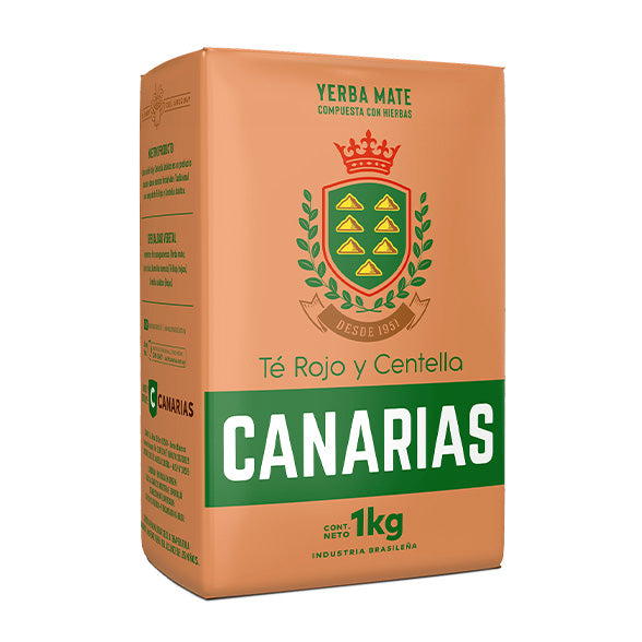 Yerba Mate Canarias – Té Rojo y Centella