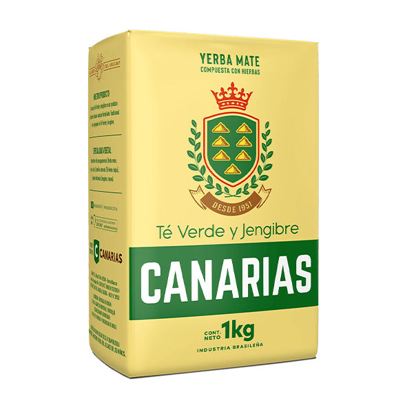 Yerba Mate Canarias – Té Verde y Jengibre