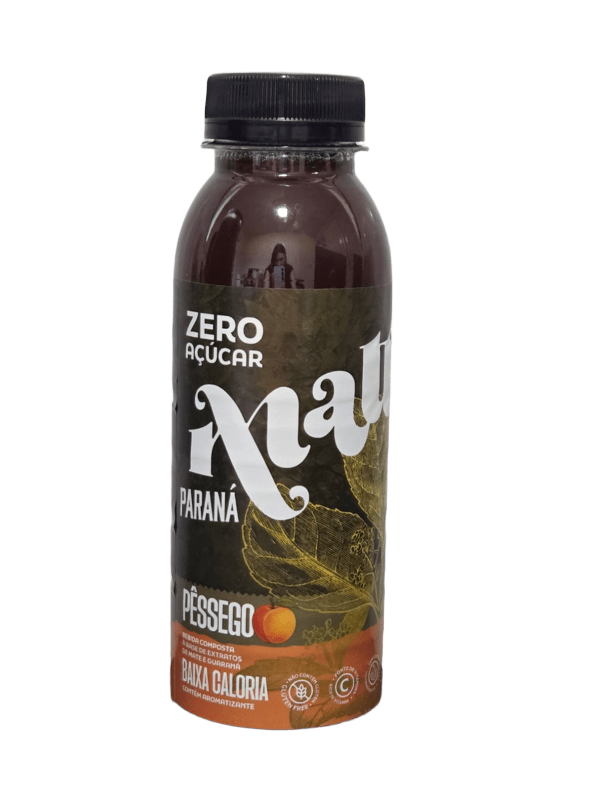 Erva Mate Paraná - Chá Mate Sabor Pêssego (300ml)